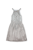שמלת פליסה מטאלית - גילאי 6-12 MICHAEL KORS KIDS