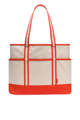 תמונה אחורית של Daily Multi-Pocket Zip-Top Tote Bag 18L