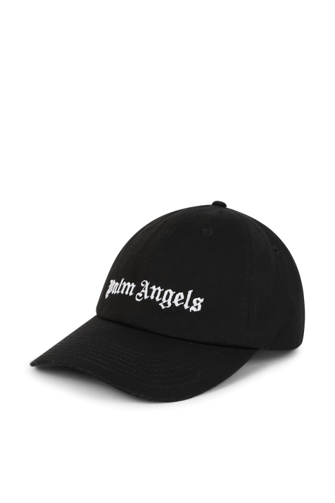 כובע בייסבול מכותנה PALM ANGELS