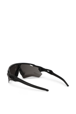 וטמנטס X אוקלי שילד משקפי שמש אפורים עם עדשות מראה VETEMENTS
