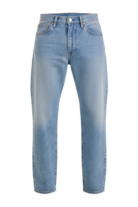 מכנסי ג'ינס בגזרה ישרה