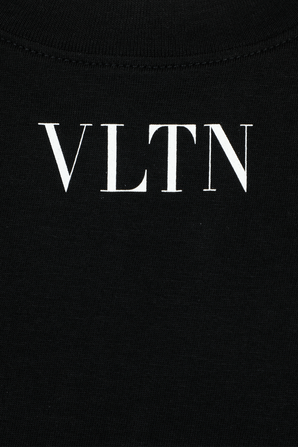 VLTN Logo Tee in Black VALENTINO