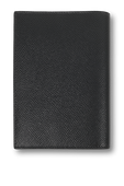 תמונה אחורית של Black Leather Passport Holder