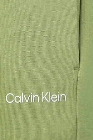 מכנסי ג'וג ירוקים עם לוגו CALVIN KLEIN