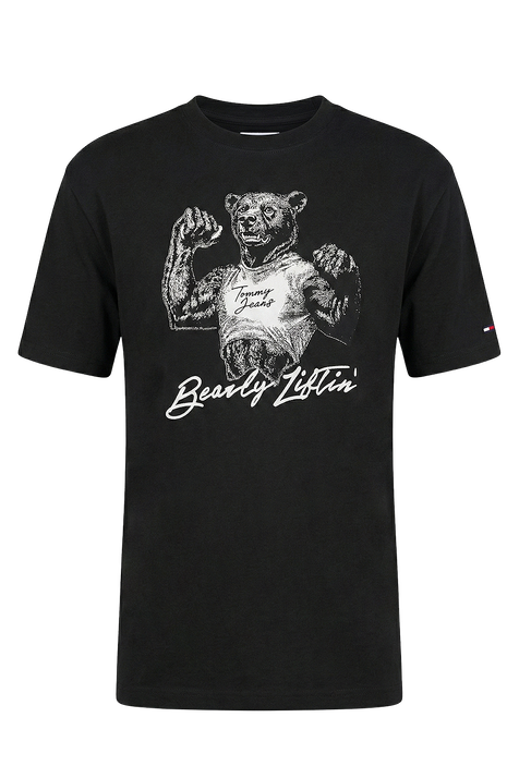 חולצת טי בגזרה משוחררת TOMMY HILFIGER