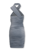 שמלת מיני א-סימטרית מעטפת ALEXANDER WANG