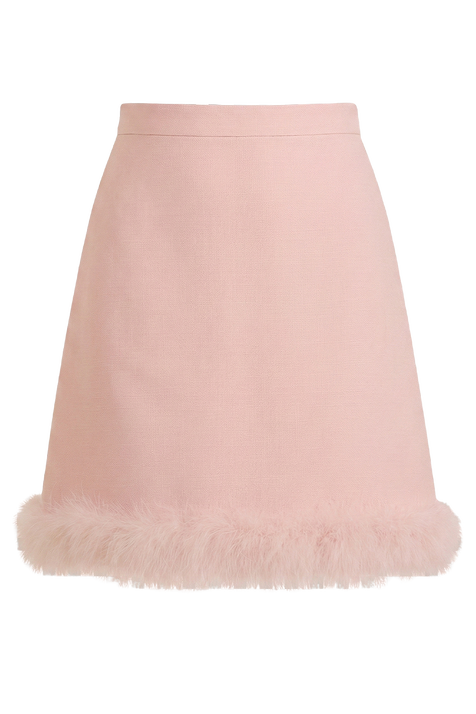 חצאית צמר ומשי VALENTINO