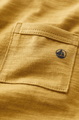 חולצת טי קאמל עם כיס צד - גילאי 3-12 חודשים PETIT BATEAU