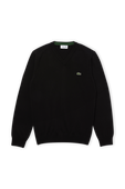 תמונה קידמית של V-neck Sweater in Black