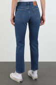 מכנסי קרופ ג'ינס 501 בשטיפה בינונית LEVI`S