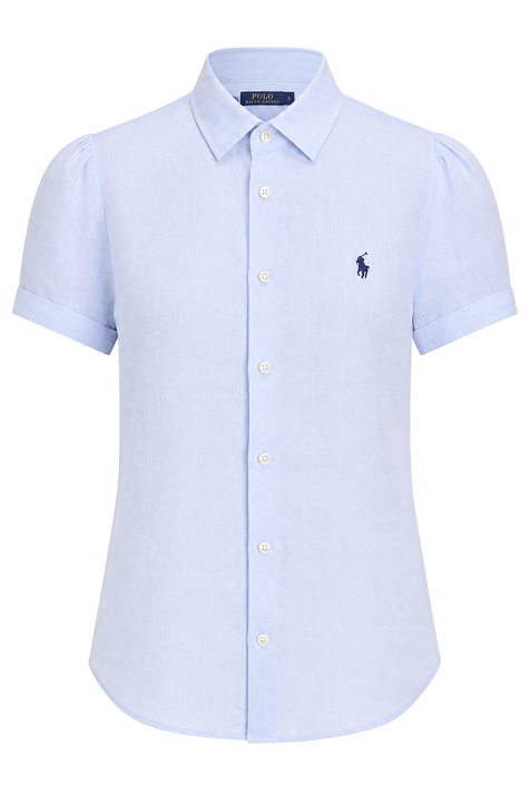 חולצה מכופתרת פשתן POLO RALPH LAUREN