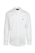 חולצת כפתורים כותנה בלבן POLO RALPH LAUREN