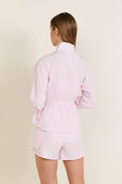 תמונת דוגמן אחורית של UV-Protective Cinch-Waist Running Jacket