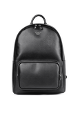Black Backpack With Eagle Plaque EMPORIO ARMANI