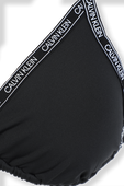 Triangle Bikini Top With Logo Tape in Black CALVIN KLEIN