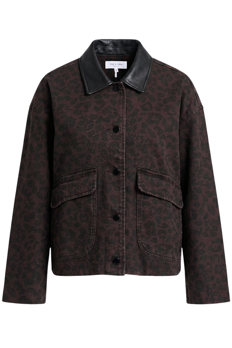 ז'קט בהדפס מנומר