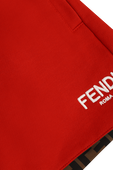 גילאי 3-7 חצאית מיני דו צדדית מונוגרמית FENDI KIDS