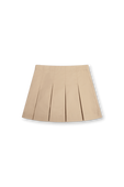 גילאי 3-14 חצאית מיני פליסה בבז' BURBERRY