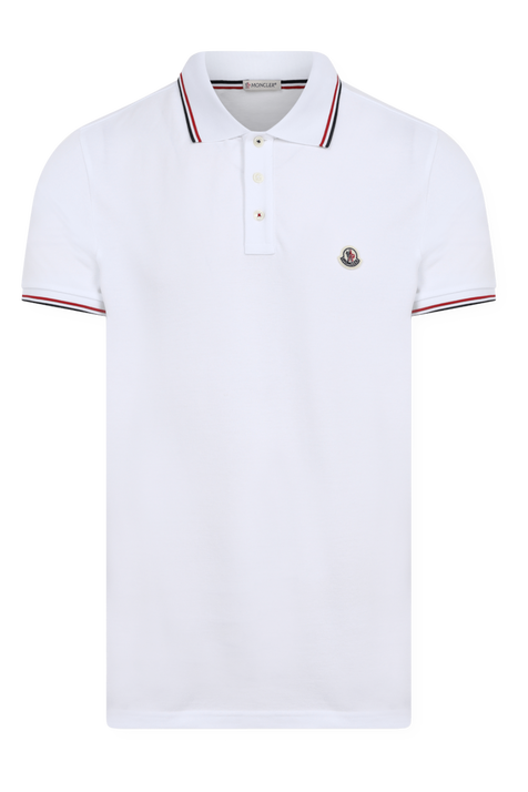 חולצת פולו עם עיטורי פסים MONCLER