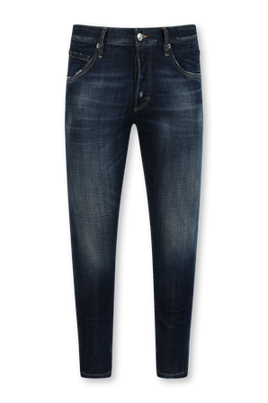 מכנסי סקיני ג'ינס בשטיפה כחולה DSQUARED2