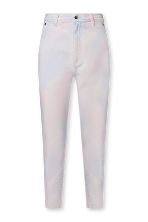 מכנסי ג'ינס לבנים עם שפשופים ורודים IRO