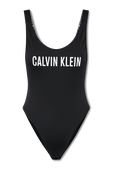 Intense Power - Scoop Neck Swimsuit in Black CALVIN KLEIN