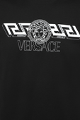 טי שירט שחורה עם לוגו VERSACE