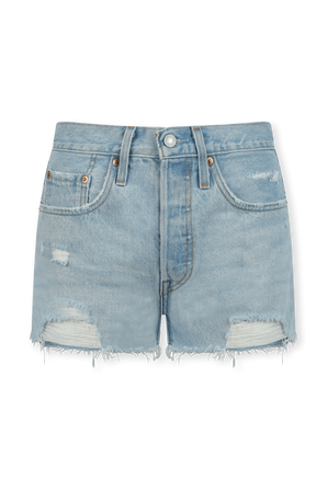 מכנסי ג'ינס 501 קצרים בהירים LEVI`S