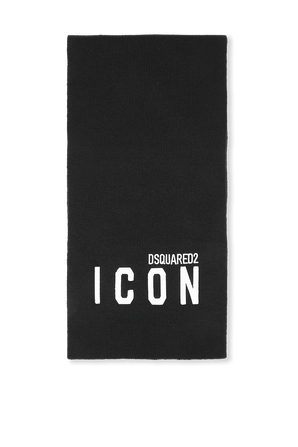 Icon Scarf in Black DSQUARED2