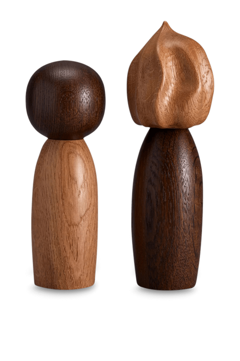 סט מלחייה ופלפליה מעץ LOBJET