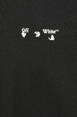 Logo Print Crew Neck T-Shirt in Black OFF WHITE