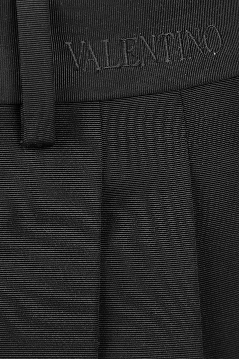 מכנסיים מחויטים שחורים עם קפלים VALENTINO