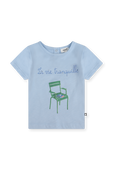 חולצת טי עם הדפס כיסא - גילאי 2-7 OEUF NYC
