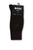 זוג גרביים עם לוגו זהב BOSS