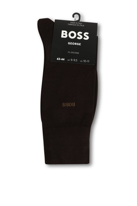 זוג גרביים עם לוגו זהב BOSS