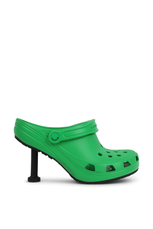 קרוקס X בלנסיאגה נעלי עקב ירוקות BALENCIAGA