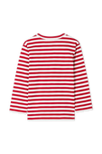 גילאי 2-6 חולצת פסים באדום ולבן COMME des GARCONS KIDS