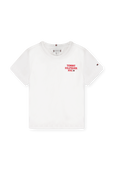 חולצת טי קלאסית עם לוגו מוטבע - גילאי 4-6 TOMMY HILFIGER KIDS