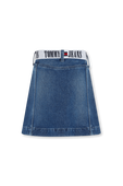 חצאית ג`ינס קצרה - גילאי 8-16 TOMMY HILFIGER KIDS