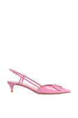 נעלי עקב סלינג-בק בצבע ורוד VALENTINO GARAVANI