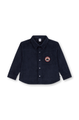 חולצה מכופתרת קורדרוי- גילאי 3-5 PETIT BATEAU