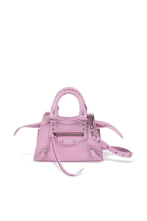Neo Classic Mini Top Handle Bag in Pink BALENCIAGA