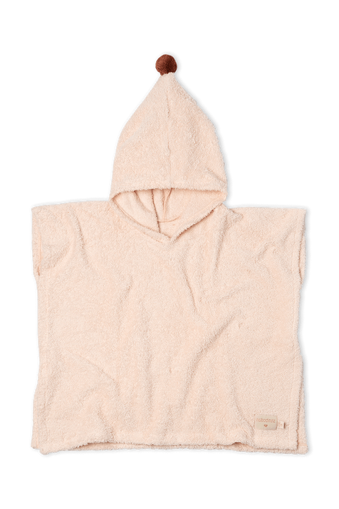 מגבת פונצ'ו מכותנה אורגנית - גילאי 3-5 NOBODINOZ