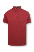 Short Sleeve 2 Buttons Polo Shirt in Red POLO RALPH LAUREN