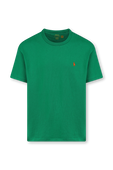 טישירט ירוקה עם לוגו רקום POLO RALPH LAUREN