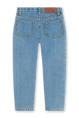 מכנסי ג'ינס ישרים - גילאי 6-12 שנים PETIT BATEAU
