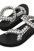 Midform Fray Frazier Sandals in White and Black TEVA