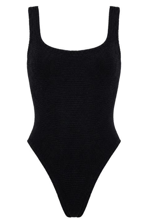 בגד ים שלם שחור HUNZA G