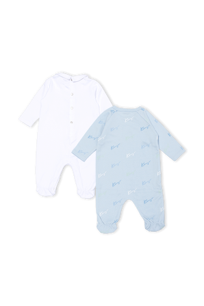 גילאי 6-12 חודשים סט שני אוברולים כחול KENZO KIDS