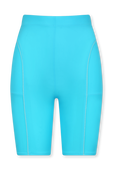 מכנסי טייץ קצרים כחולים עם תפרים JACQUEMUS